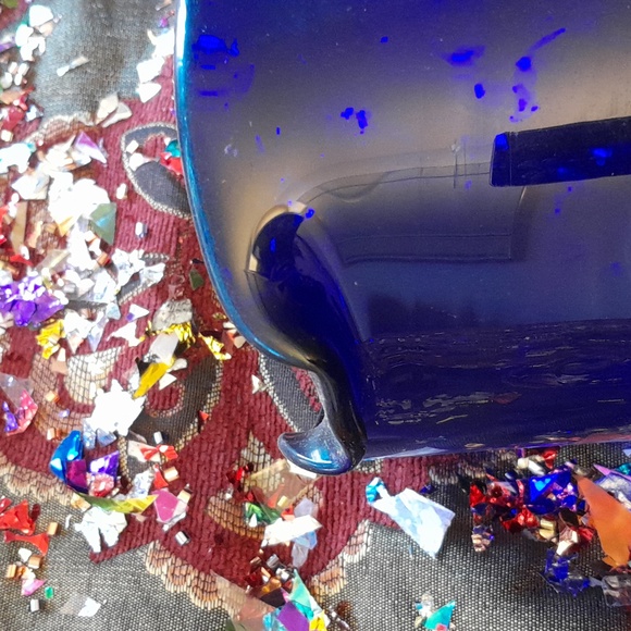 🌺NAVY PITCHER w/LIGHT BLUE Handle - Picture 3 of 6